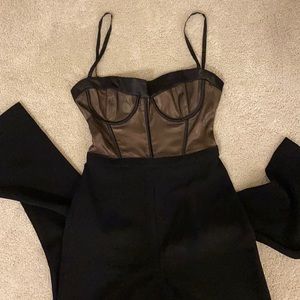 House of CB London bustier jumpsuit